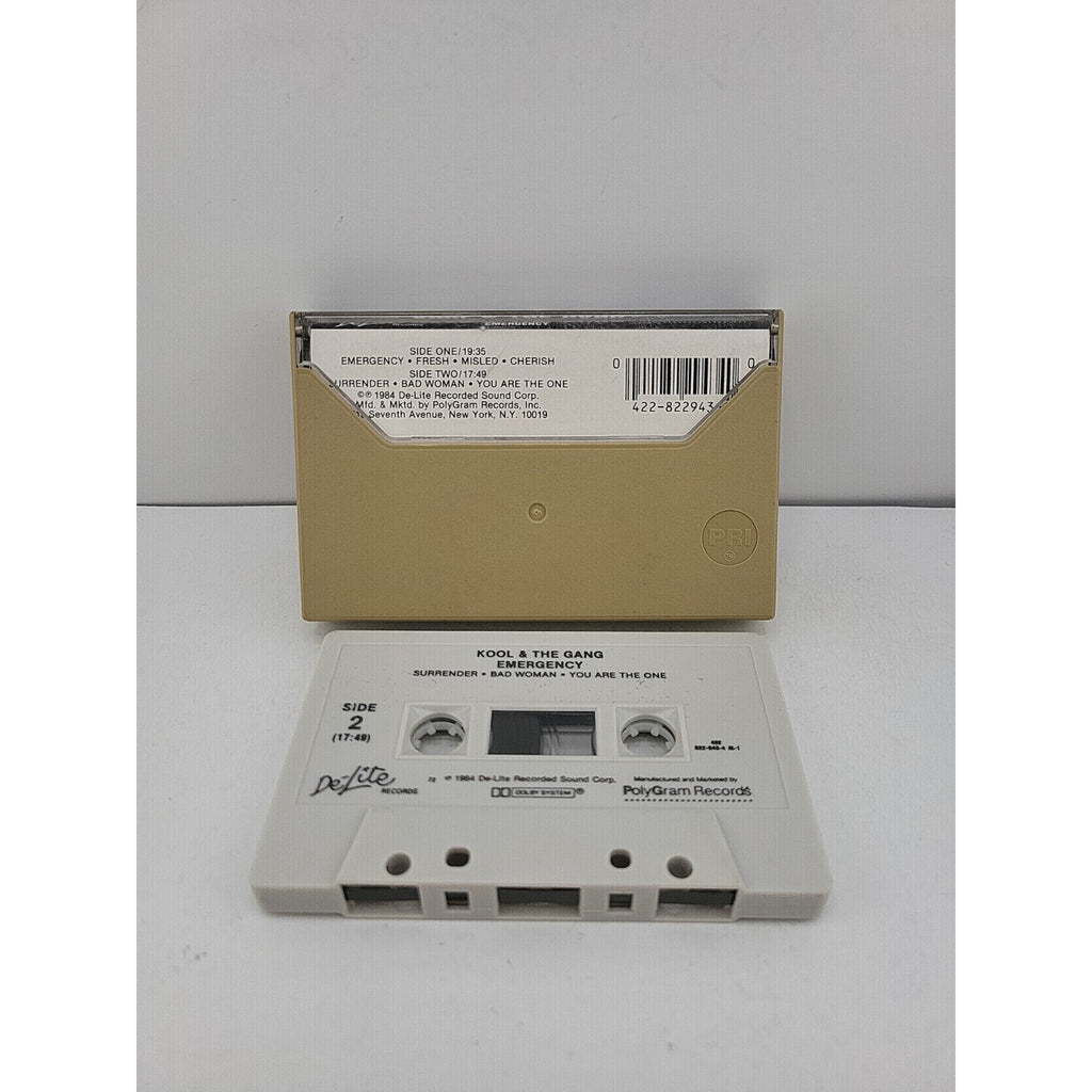 Emergency by Kool & the Gang (Cassette, Oct-1990, De Lite)