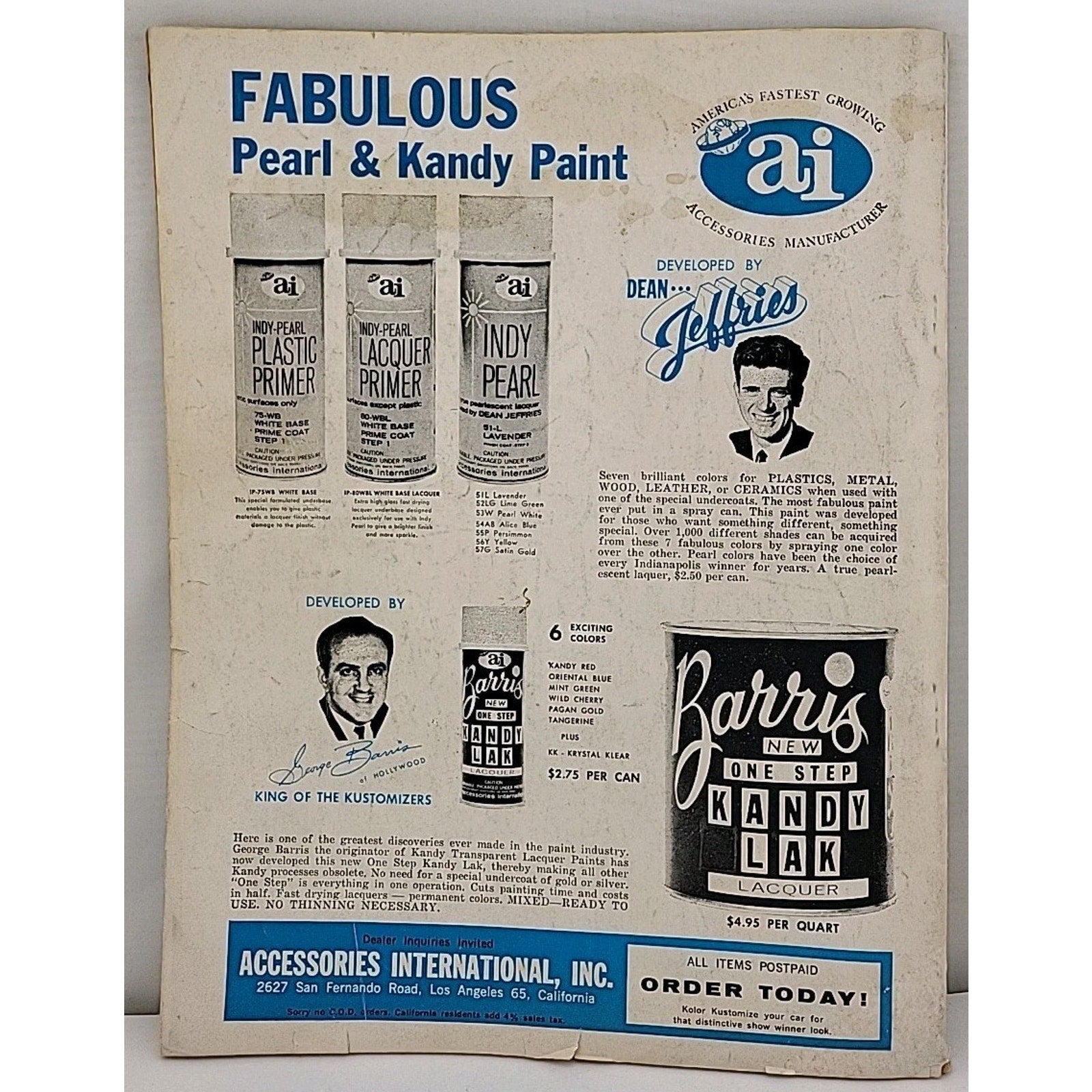 Popular Customs: The Easiest Way To Restyle Your Car Magazine Fall Issue 1963