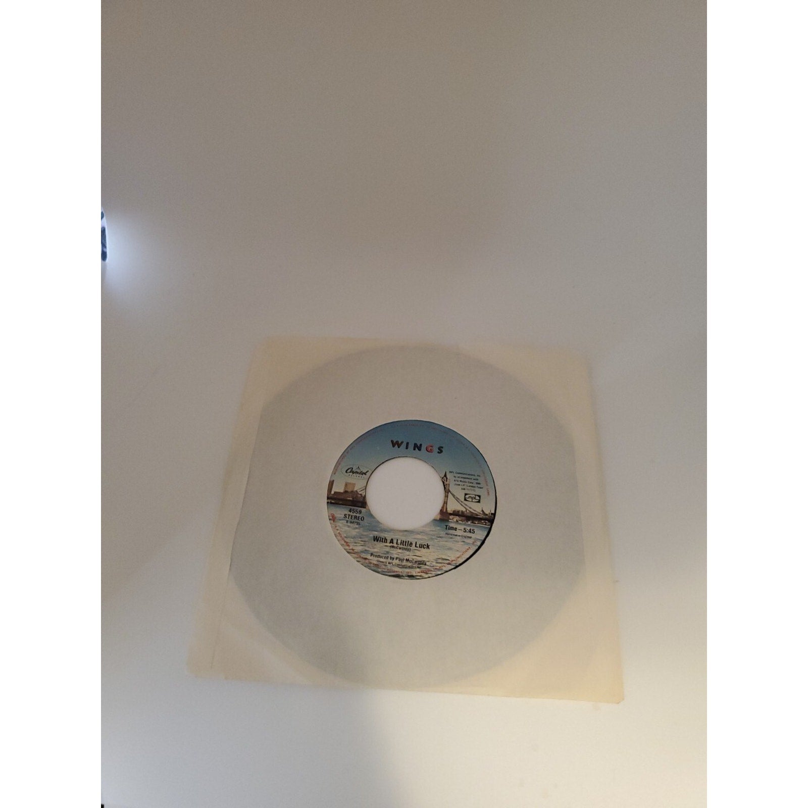 Paul McCartney With A Little Luck (Record)