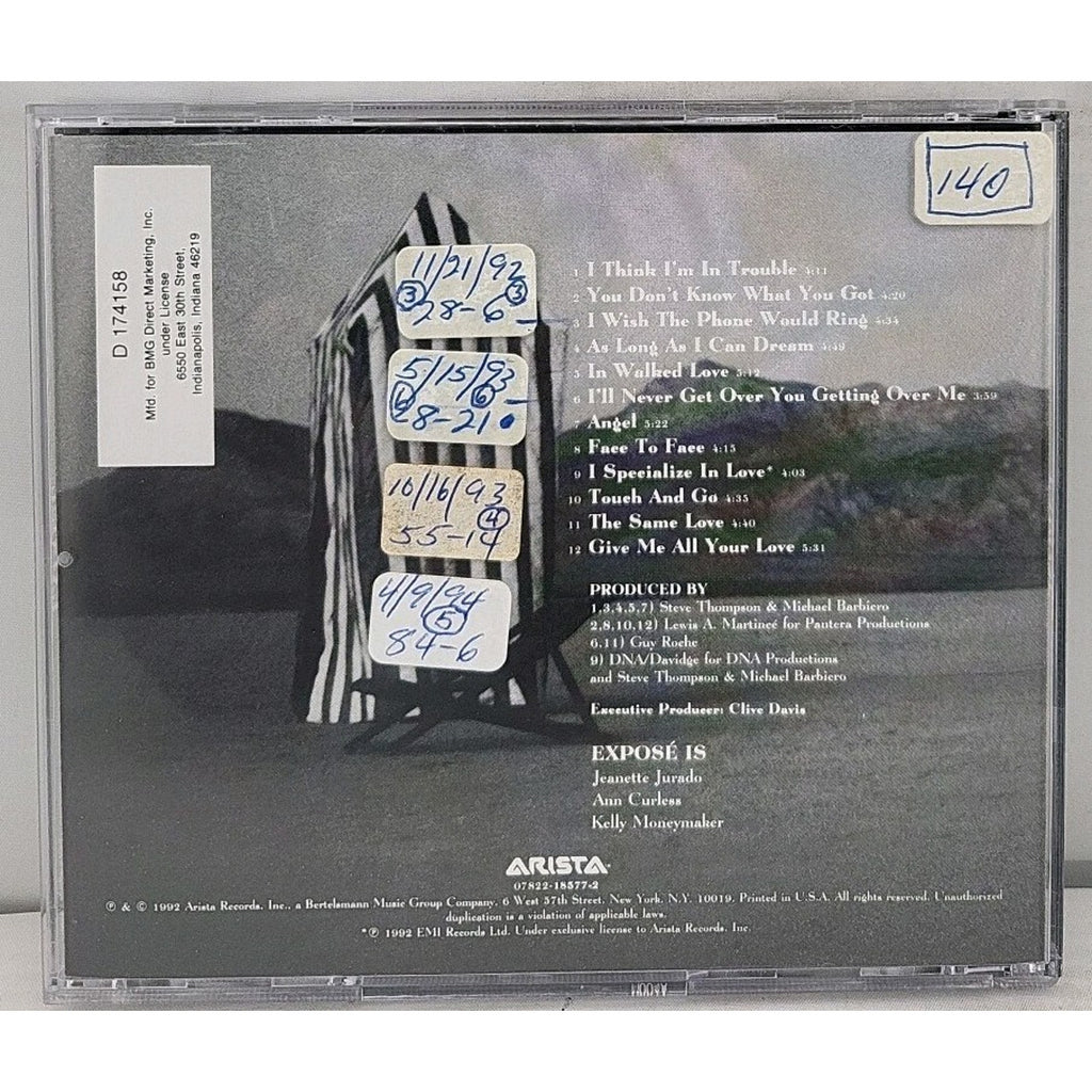 Expose by Exposé (CD, 1992)