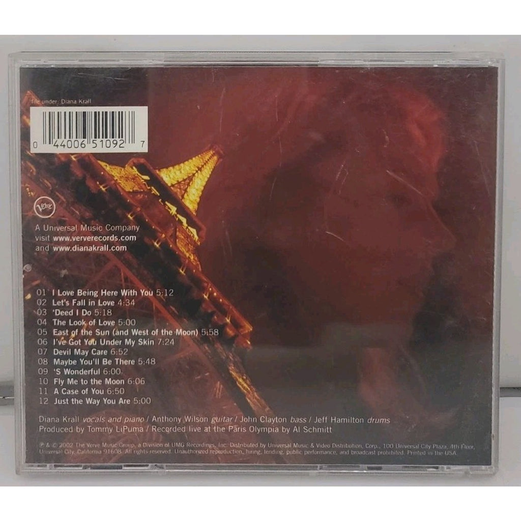 Live in Paris by Krall, Diana (CD, 2002)