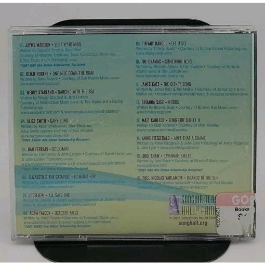 The Best Of The Songwriters Hall Of Fame Showcase "Volume 5" CD 2007