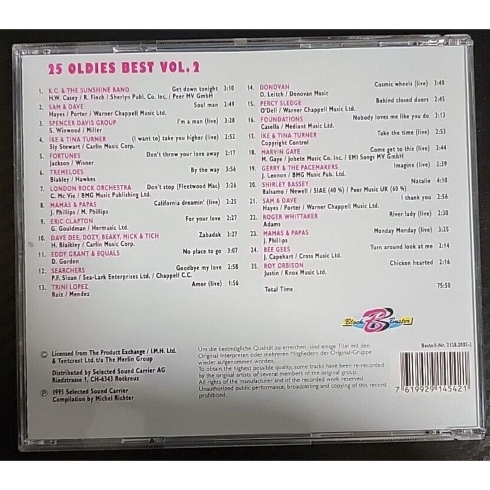 25 Oldies Best Vol. 2 (CD)
