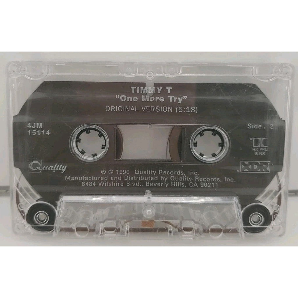 One More Try by Timmy T (Cassette, 1990)