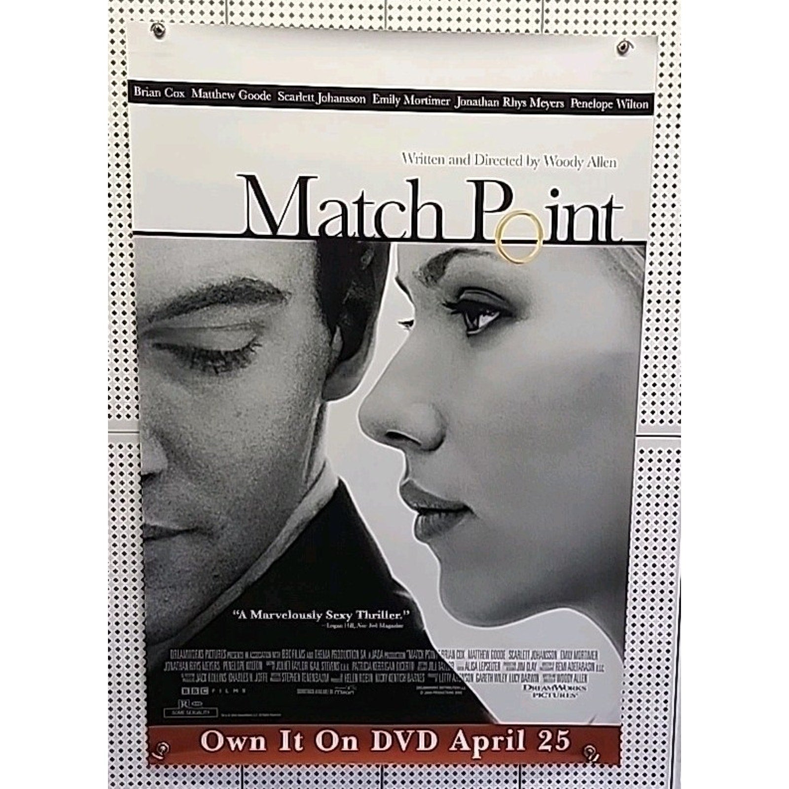 Match Point Movie Poster Woody Allen Scarlett Johansson Original Video Promo