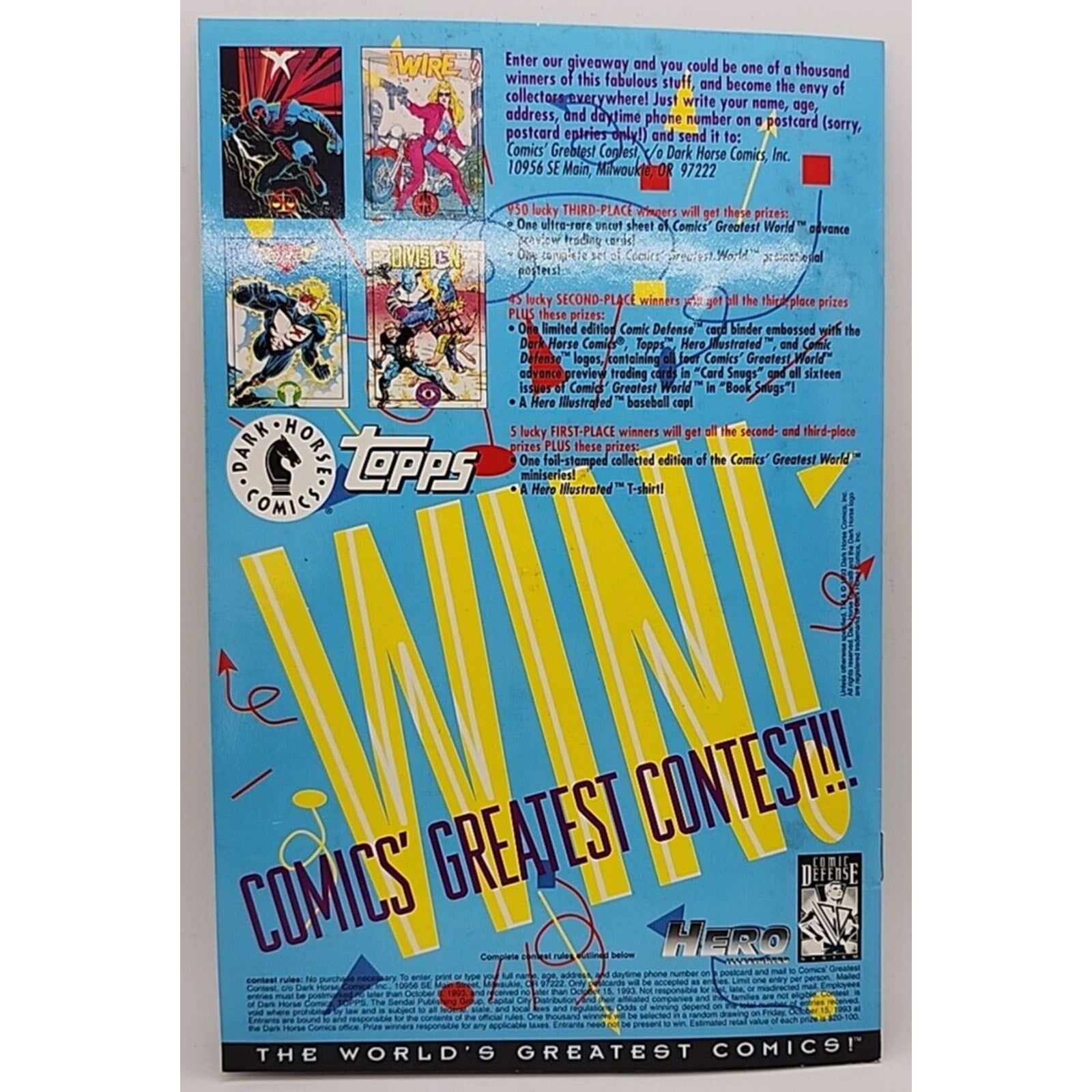 Comics' Greatest World: Motorhead Week 4 (Aug 1993, Dark Horse)