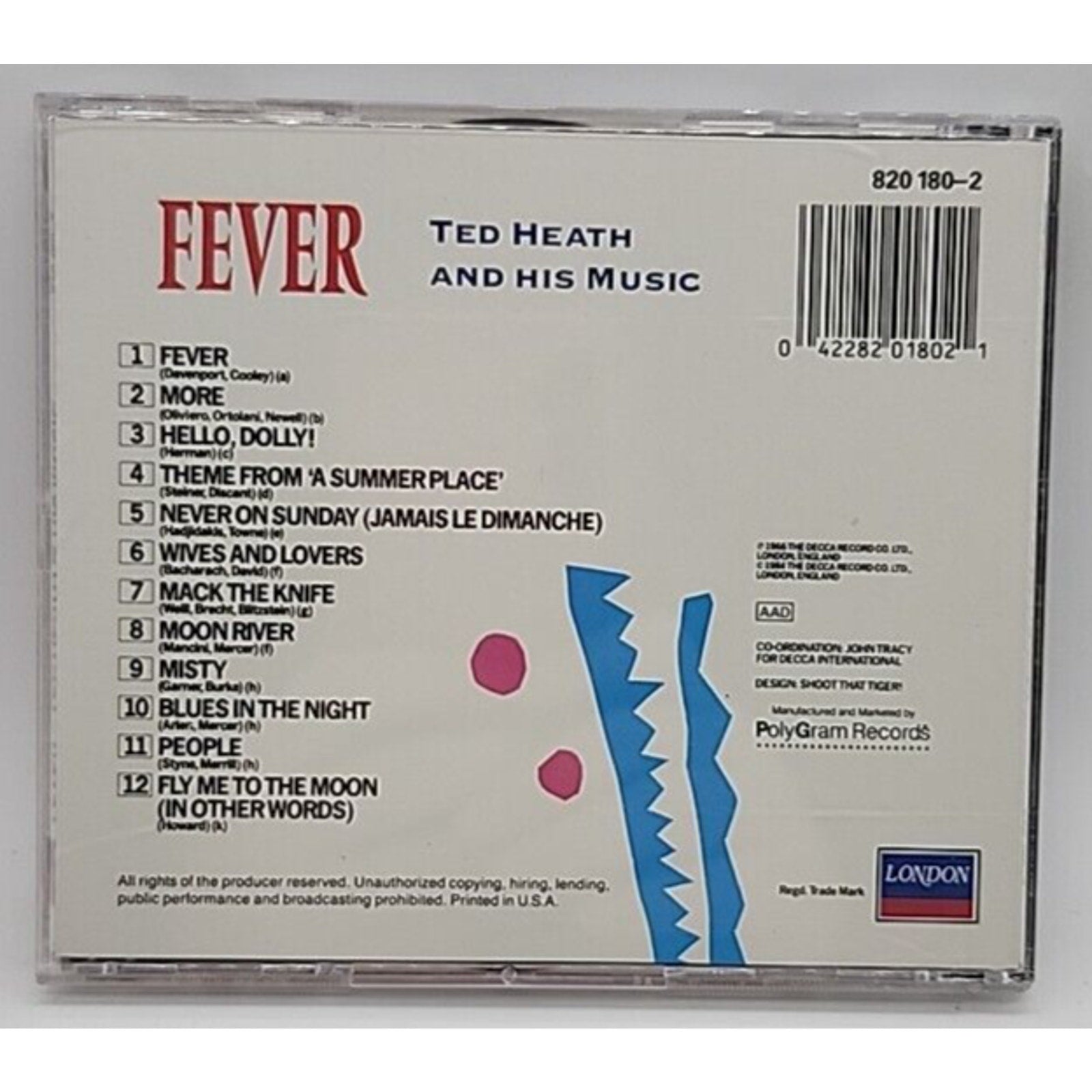 Fever by Ted Heath (CD, Mar-1987, Verve)