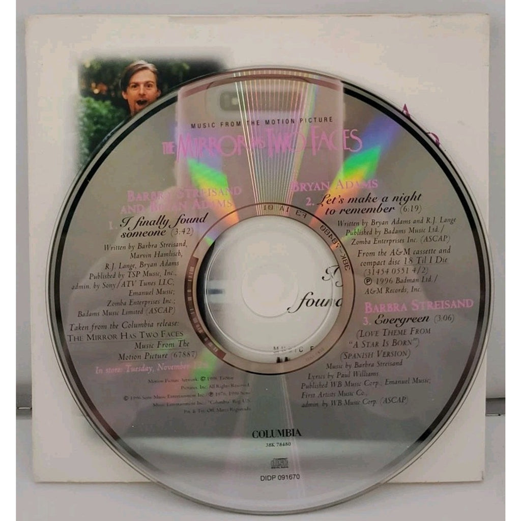I Finally Found Someone [Single] by Barbra Streisand (CD, Nov-1996, Columbia...
