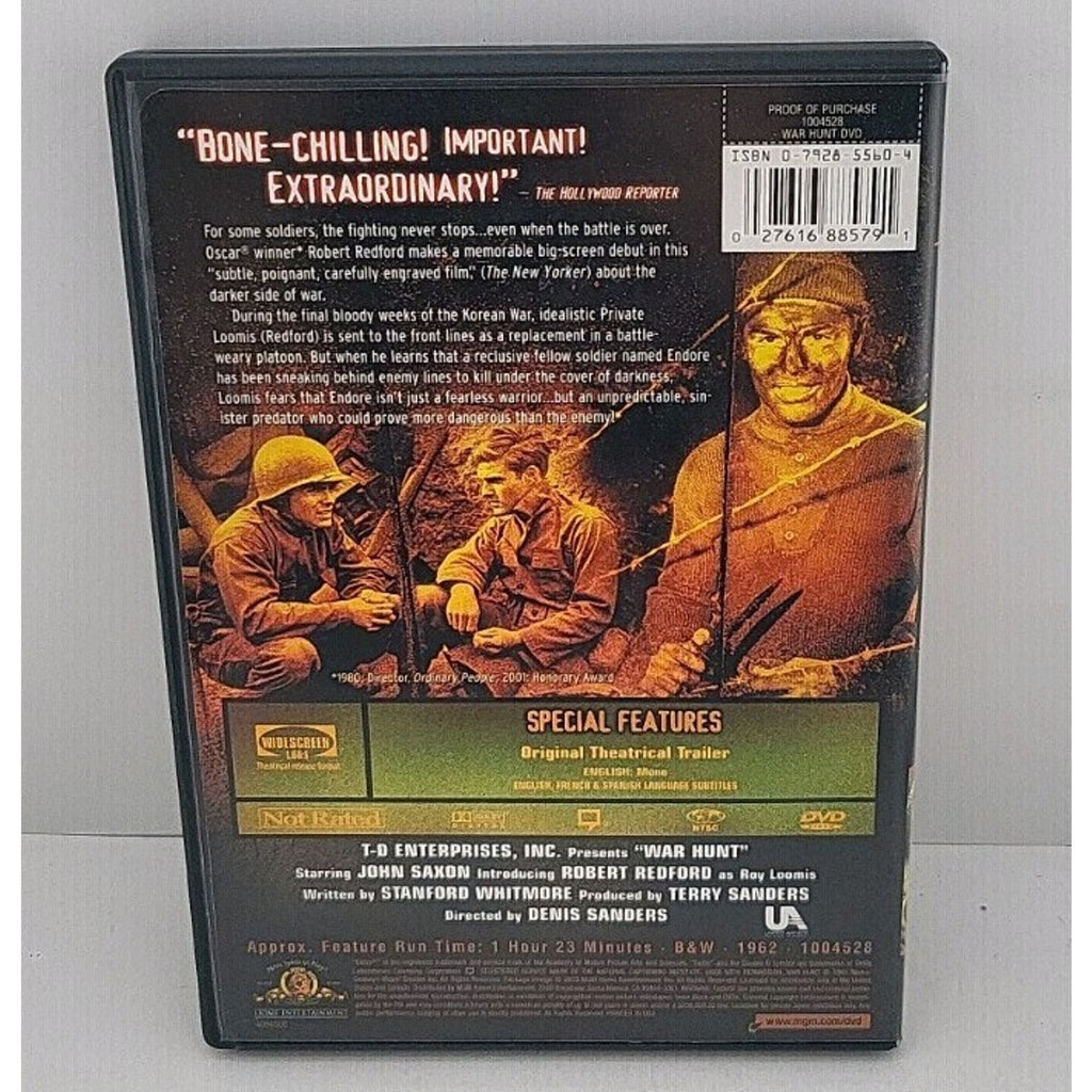 War Hunt (DVD, 1961)