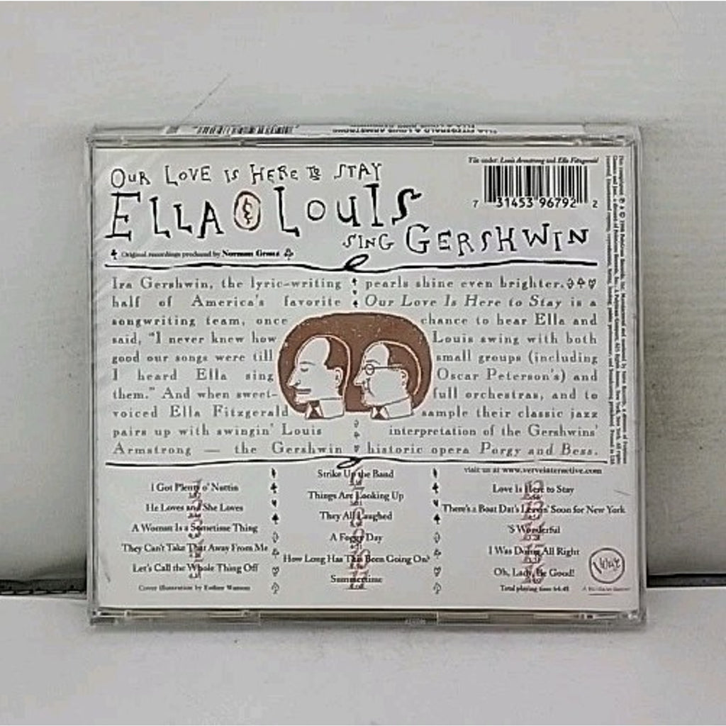Our Love Is Here to Stay: Sing Gershwin by Ella Fitzgerald (CD, 1998) *NEW*