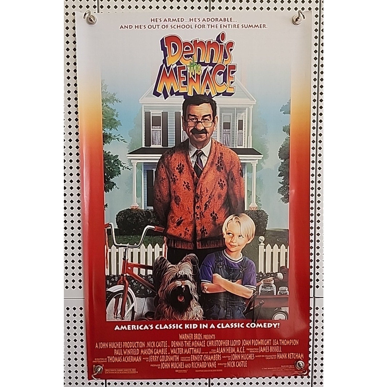 Dennis The Menace Original 27.5x17 Promotional Movie Poster