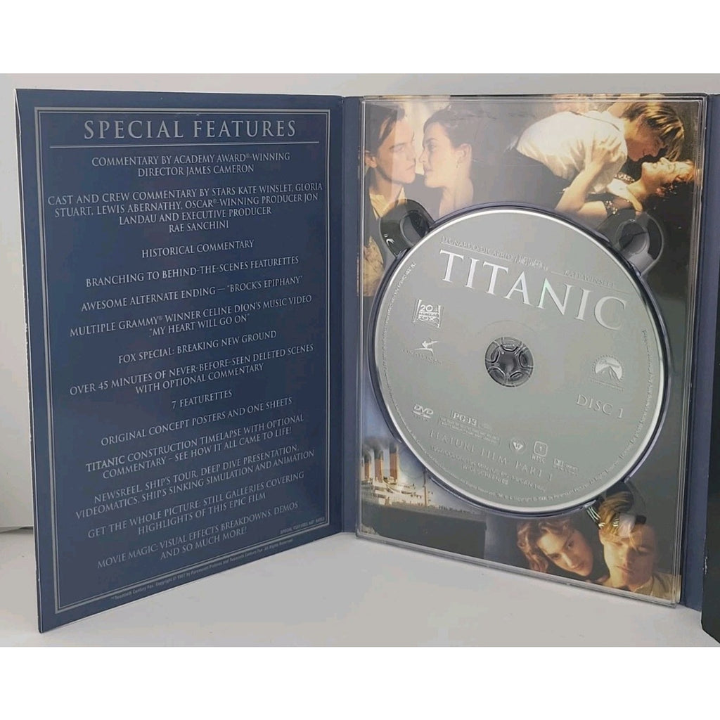 Paramount Pictures Titanic DVD 3-Disc Special Collector's Ed DiCaprio PG-13