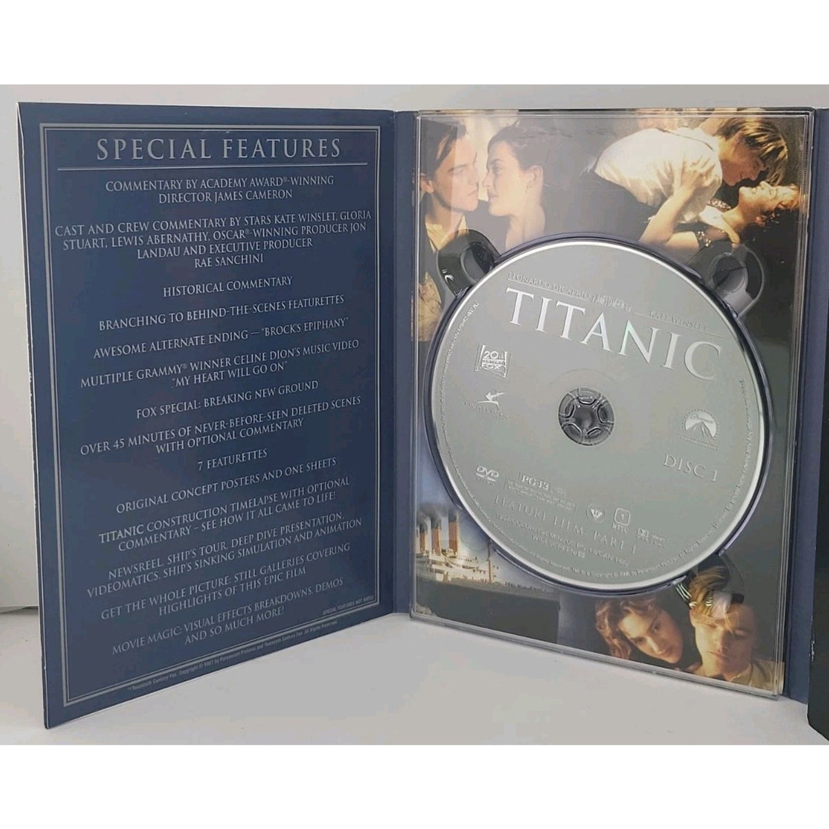 Paramount Pictures Titanic DVD 3-Disc Special Collector's Ed DiCaprio PG-13