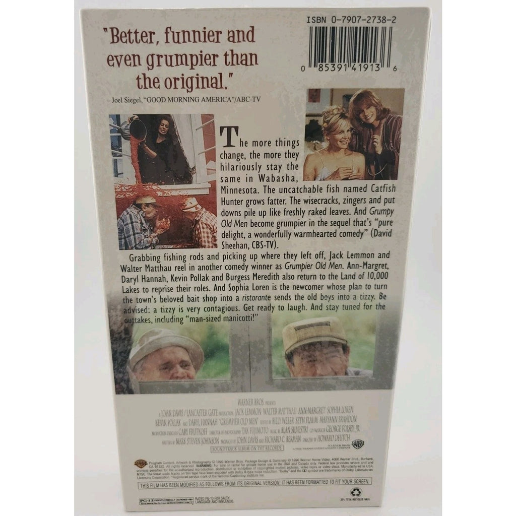 Grumpier Old Men (VHS, 1996) *Brand New*