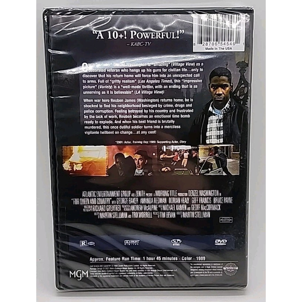 For Queen And Country (DVD) *Brand New*