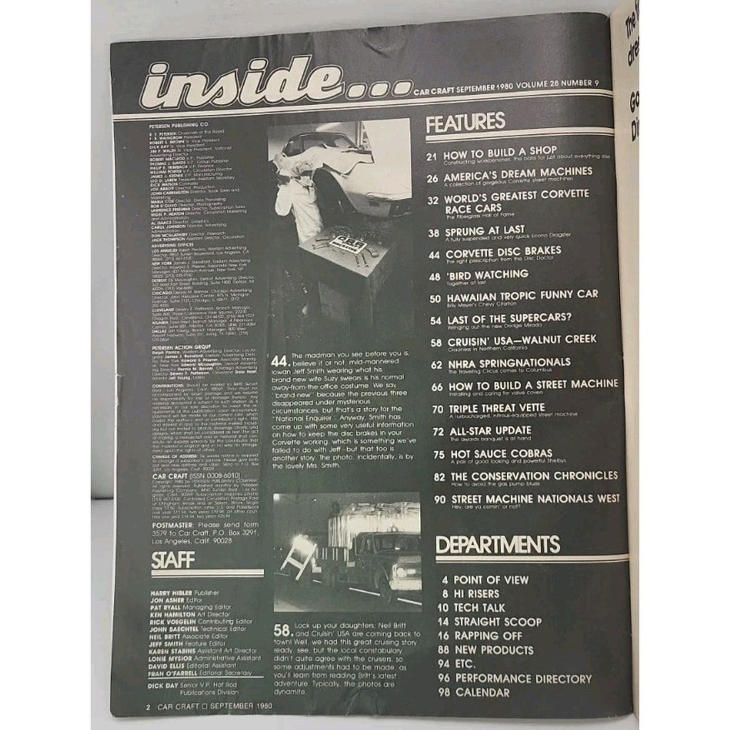 Car Craft Magazine - September 1980 - Volume 28 Number 9
