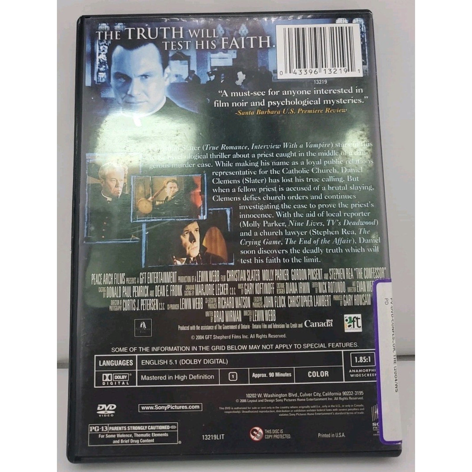 The Confessor (DVD, 2004)