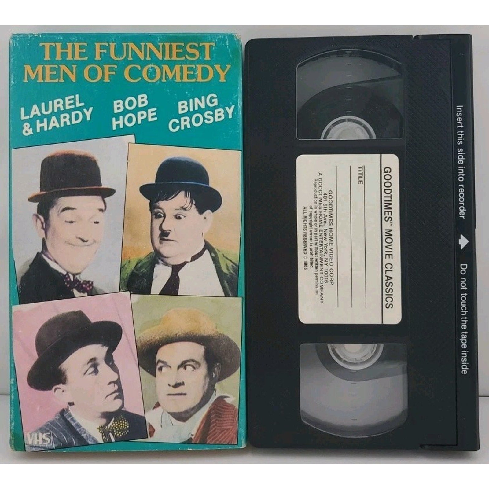Funniest Men of Comedy: Bob Hope Bing Crosby. Silver Screen. B&W (VHS)