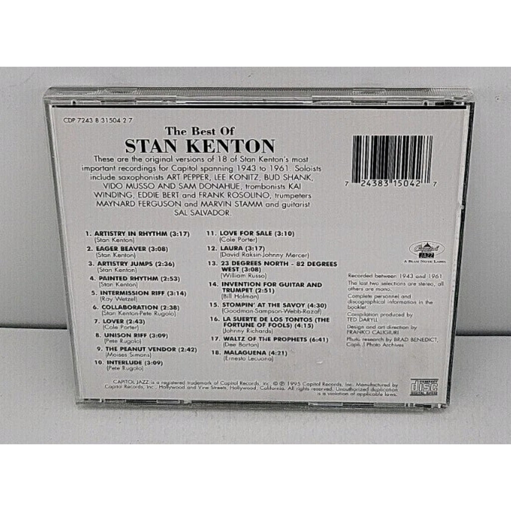 Best of by Stan Kenton (CD, 1995)