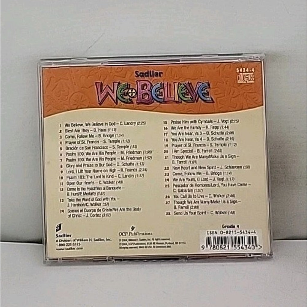Sadlier We Believe Music Cd, Grade 4 - CD-ROM By Sadlier