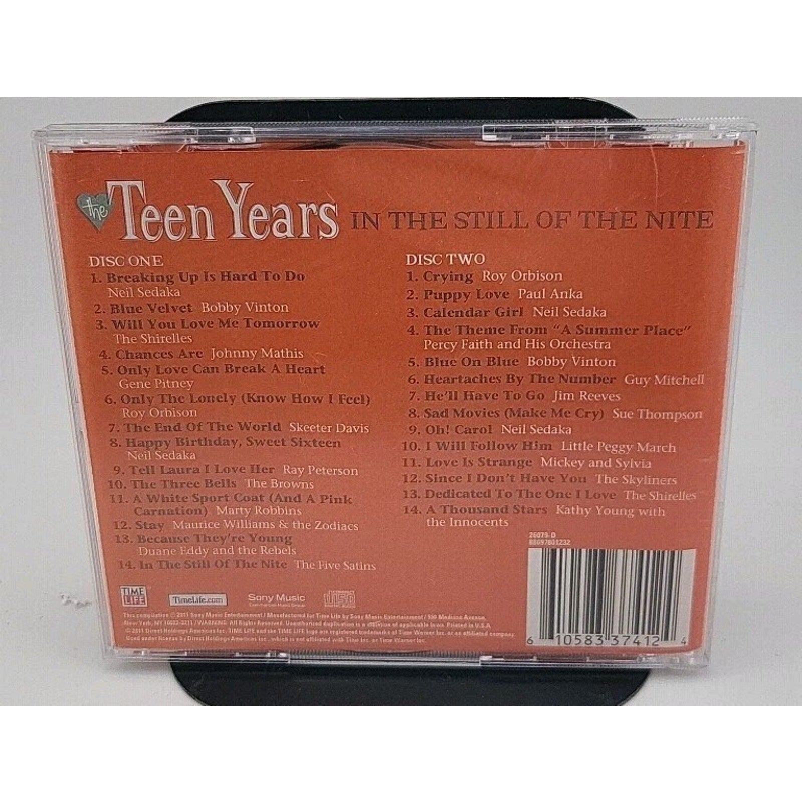 Time Life: The Teen Years, In The Still of the Night (2 CD, 2011)
