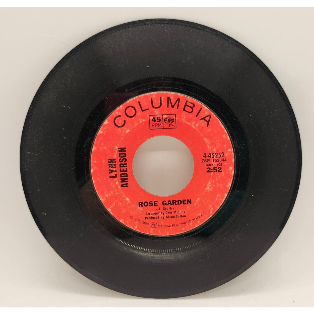 Rose Garden / Nothing Between Us by Lynn Anderson (Record) - 4-45252