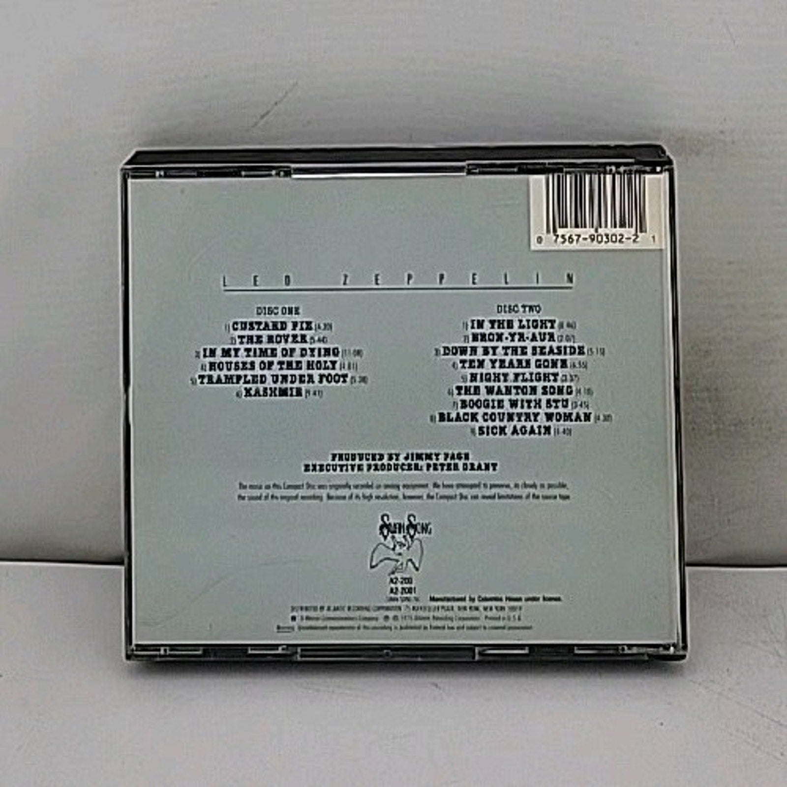 Physical Graffiti by Led Zeppelin (CD, 1987, 2 Discs, Atlantic)