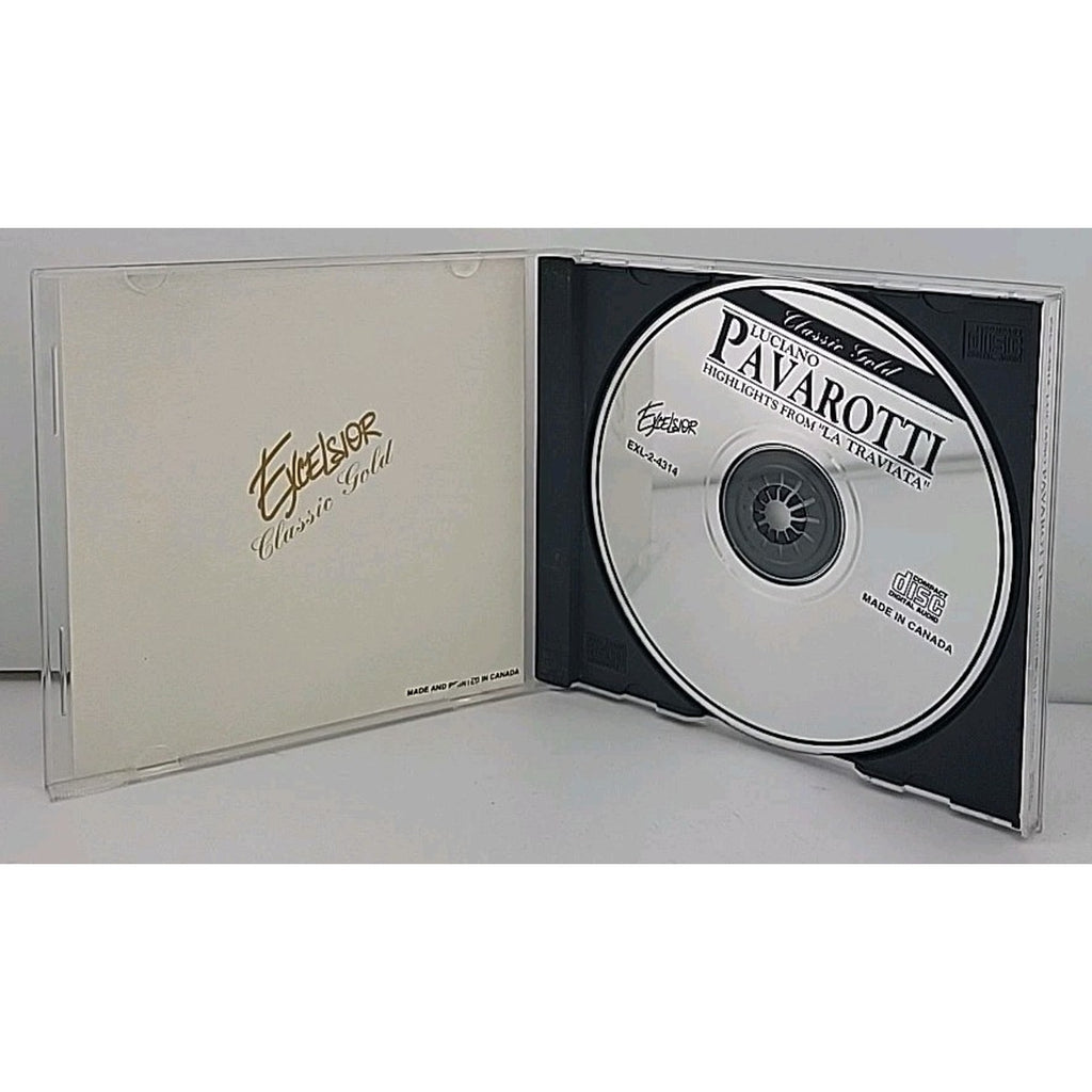 Luciano Pavarotti Highlights From La Traviata CD Excelsior Classic Gold