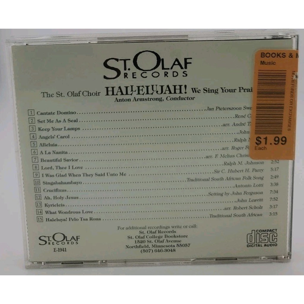 Hallelujah! We Sing Your Praises! by St. Olaf Choir (CD, Oct-1999, St. Olaf)