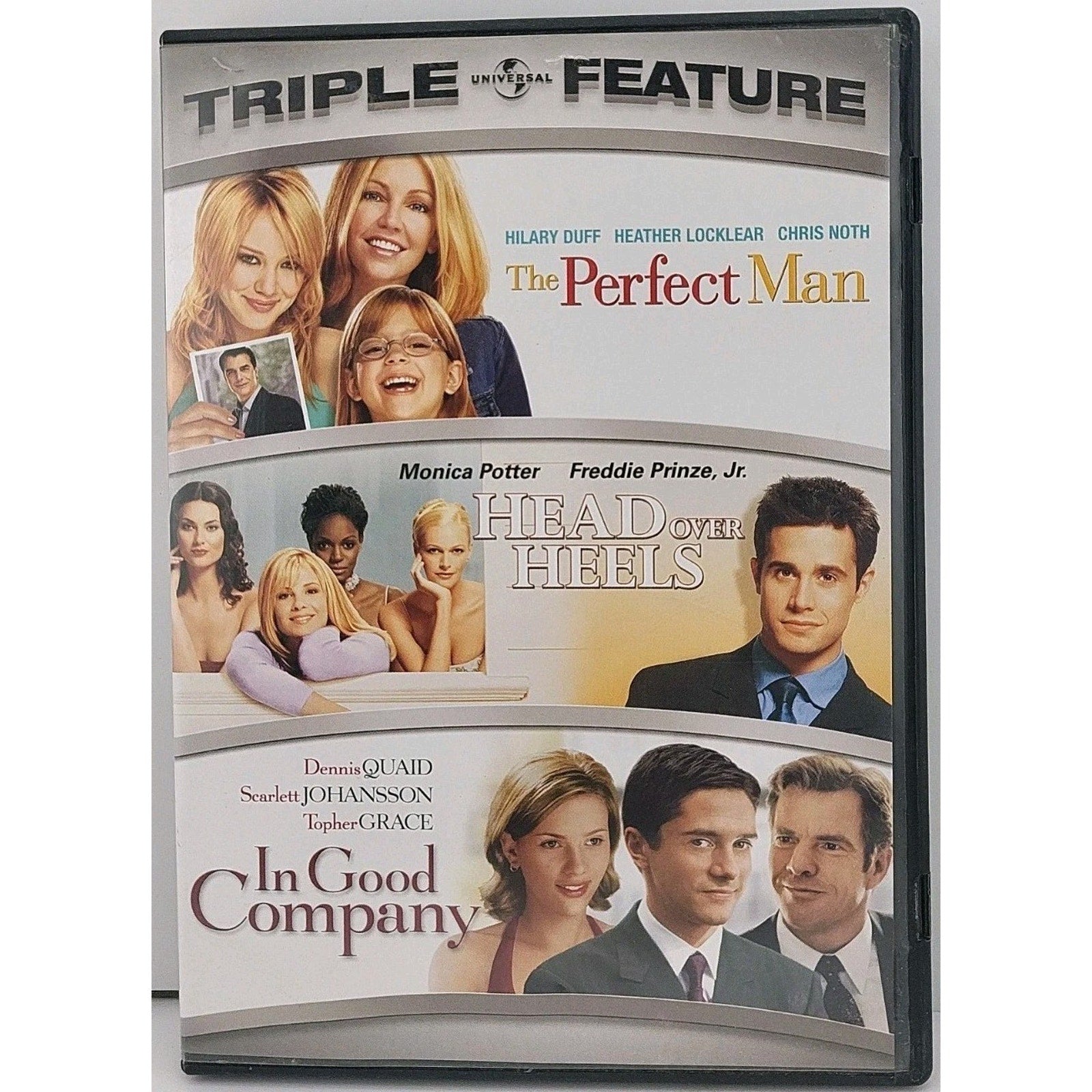 The Perfect Man/Head Over Heels/In Good Company (DVD, 2007, 2-Disc Set)