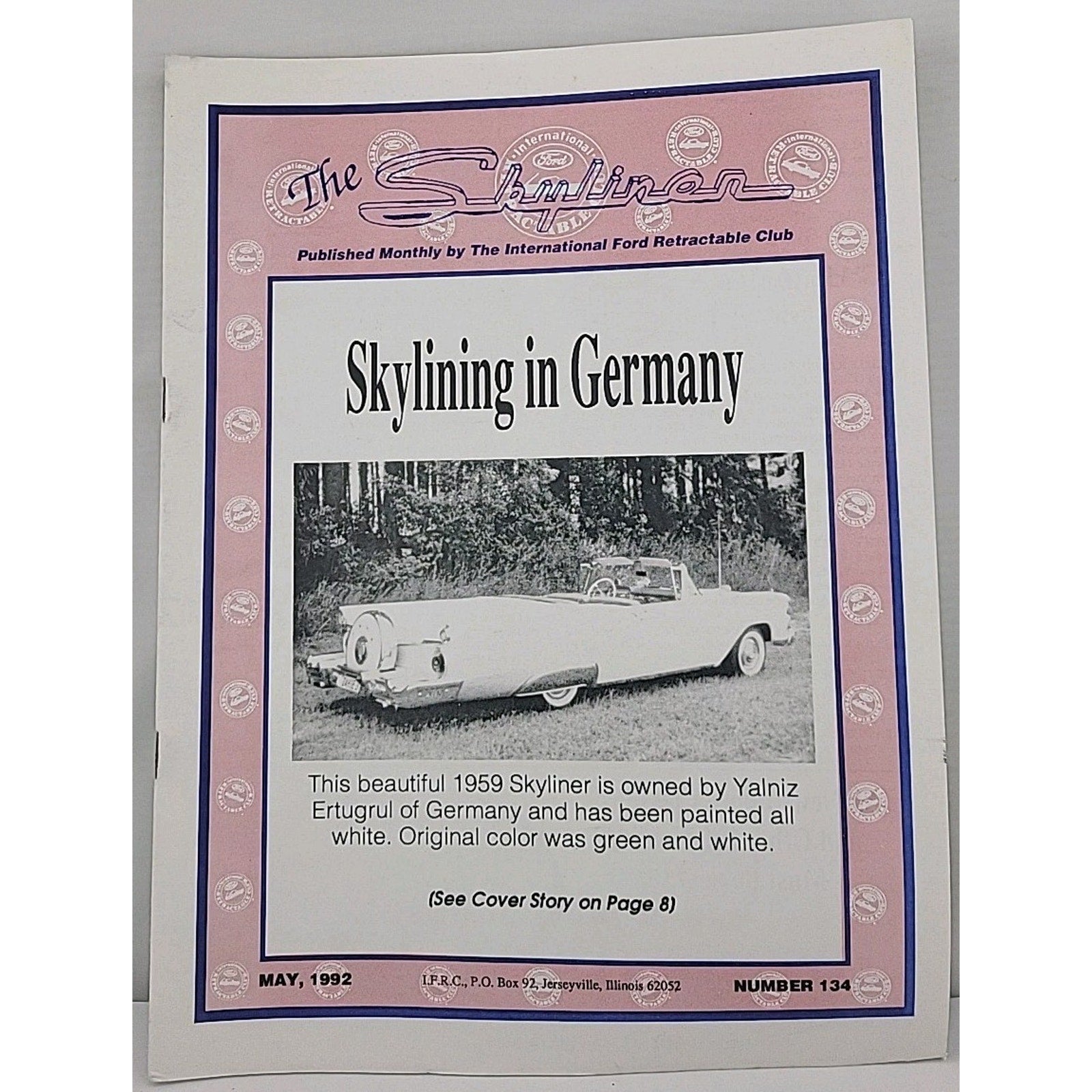 The Skyliner - International Retractable Club - May 1992 Number 134