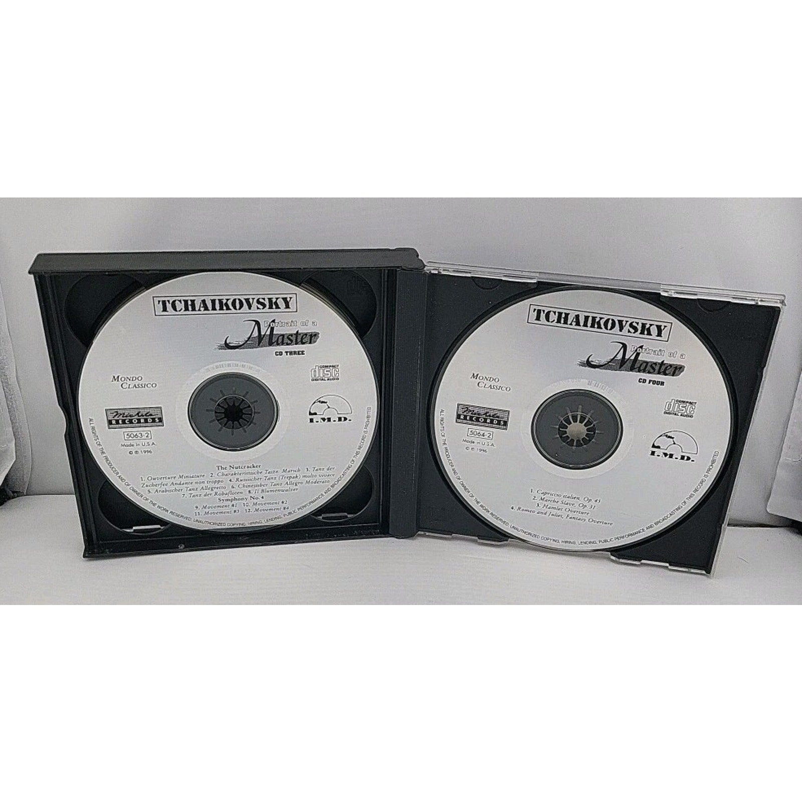 Tchaikovsky: Portrait Of A Master, Vol. 1-4 (CD, Jun-1997, 4 Discs