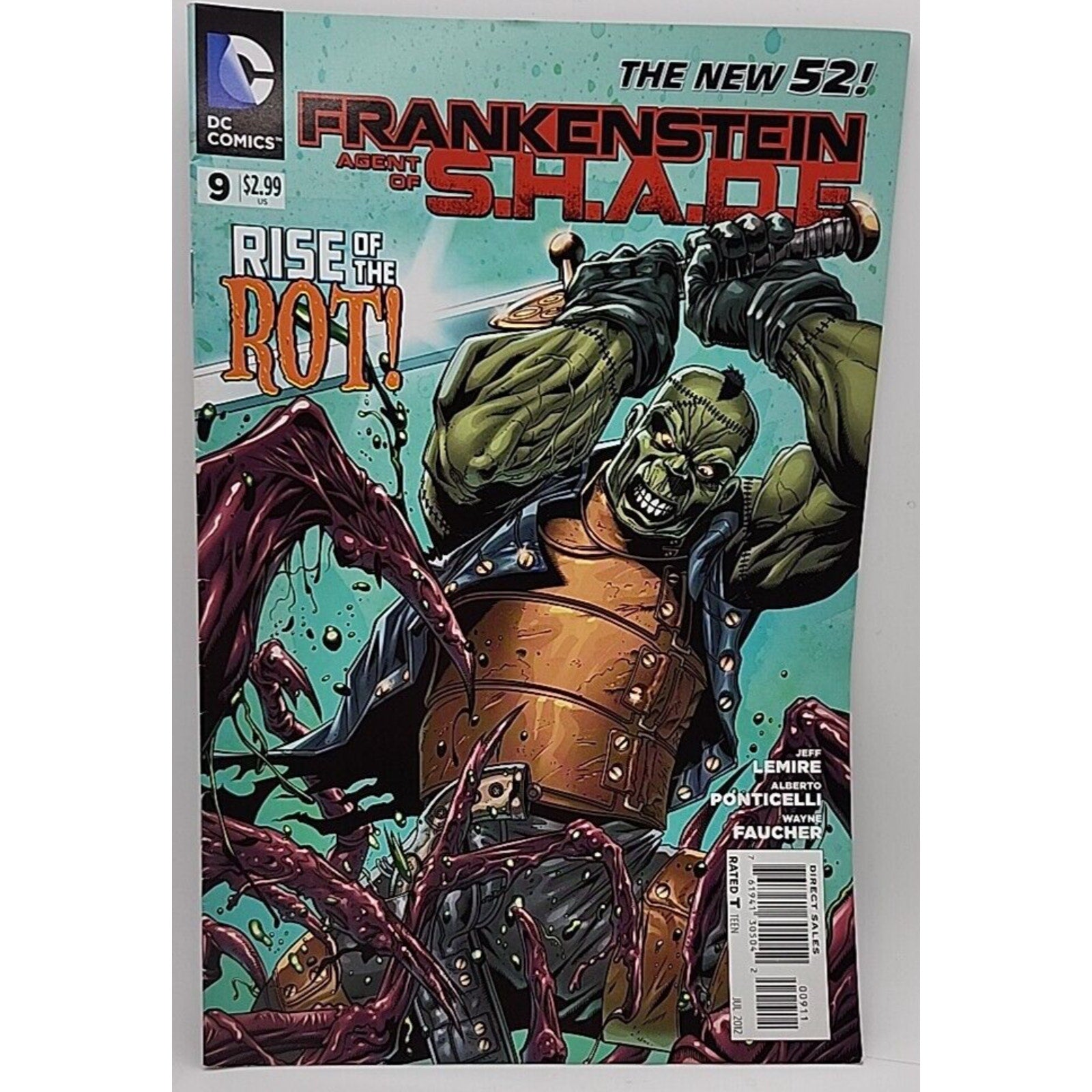 Frankenstein Agent of S.H.A.D.E #9 (2012) DC Comics Comicbook