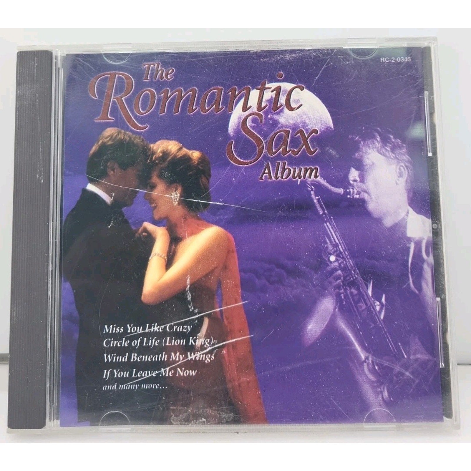 Romantic Sax Album by Various (CD, 1996)