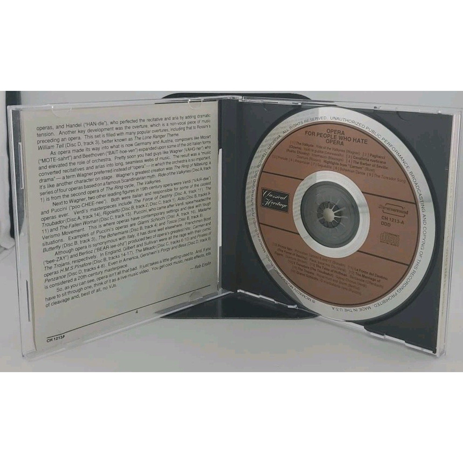 Opera for People Who Hate Opera - Audio CD By Opera