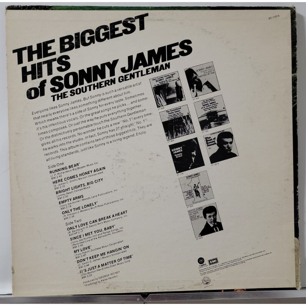 Sonny James – The Biggest Hits Of Sonny James The Southern Gentleman (Record)