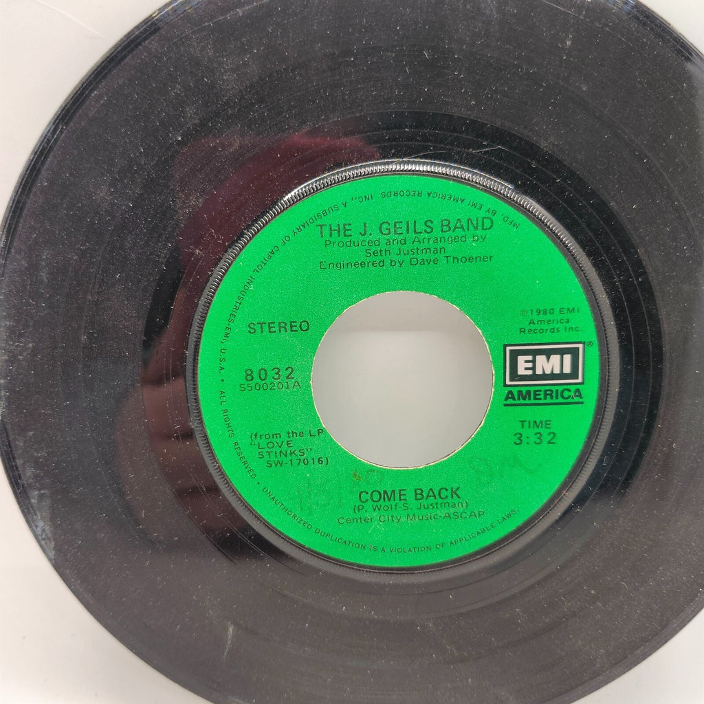 Come Back / Takin' You Down By The J. Gelis Band (Record) - 8032