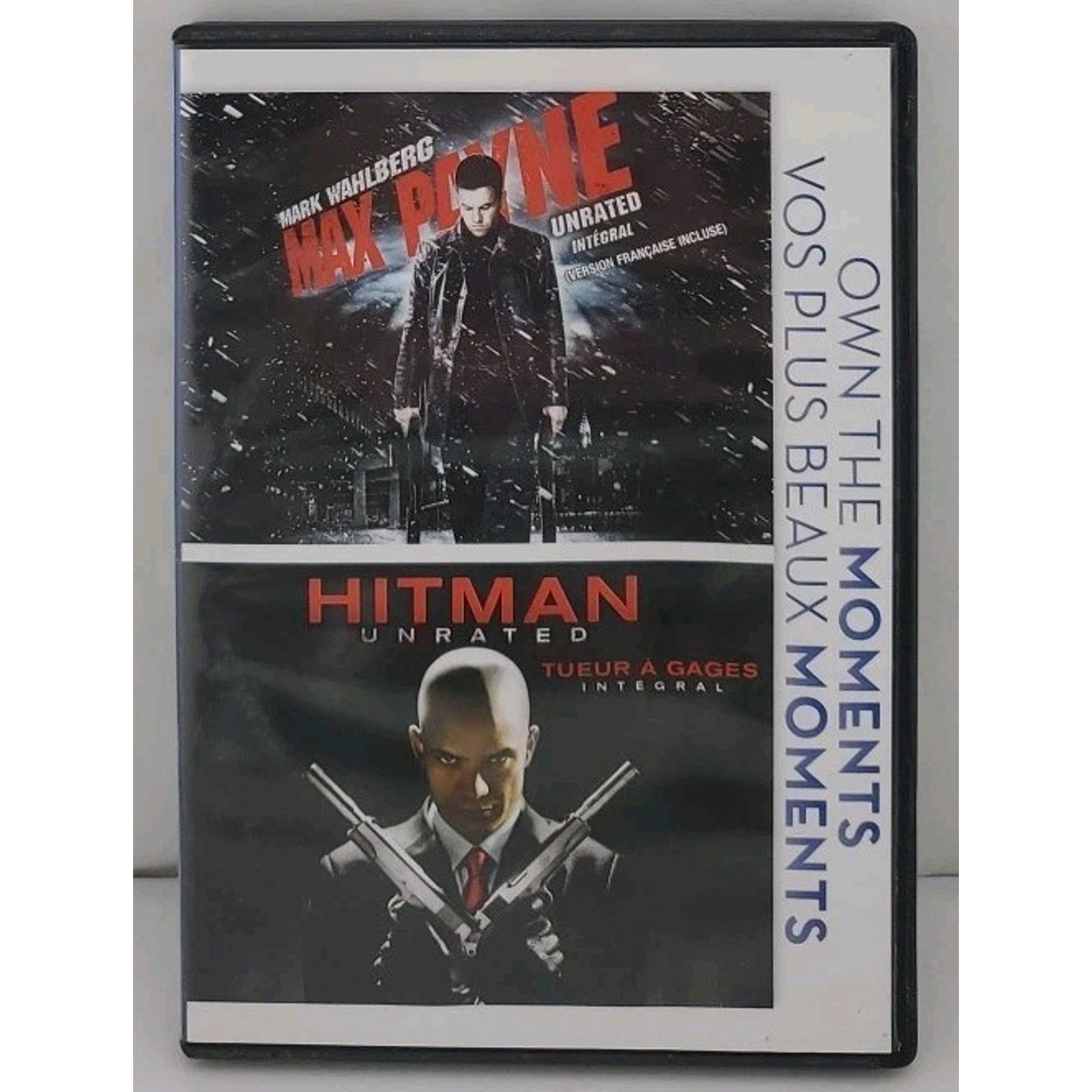 Max Payne/Hitman (DVD, 2012, Canadian)