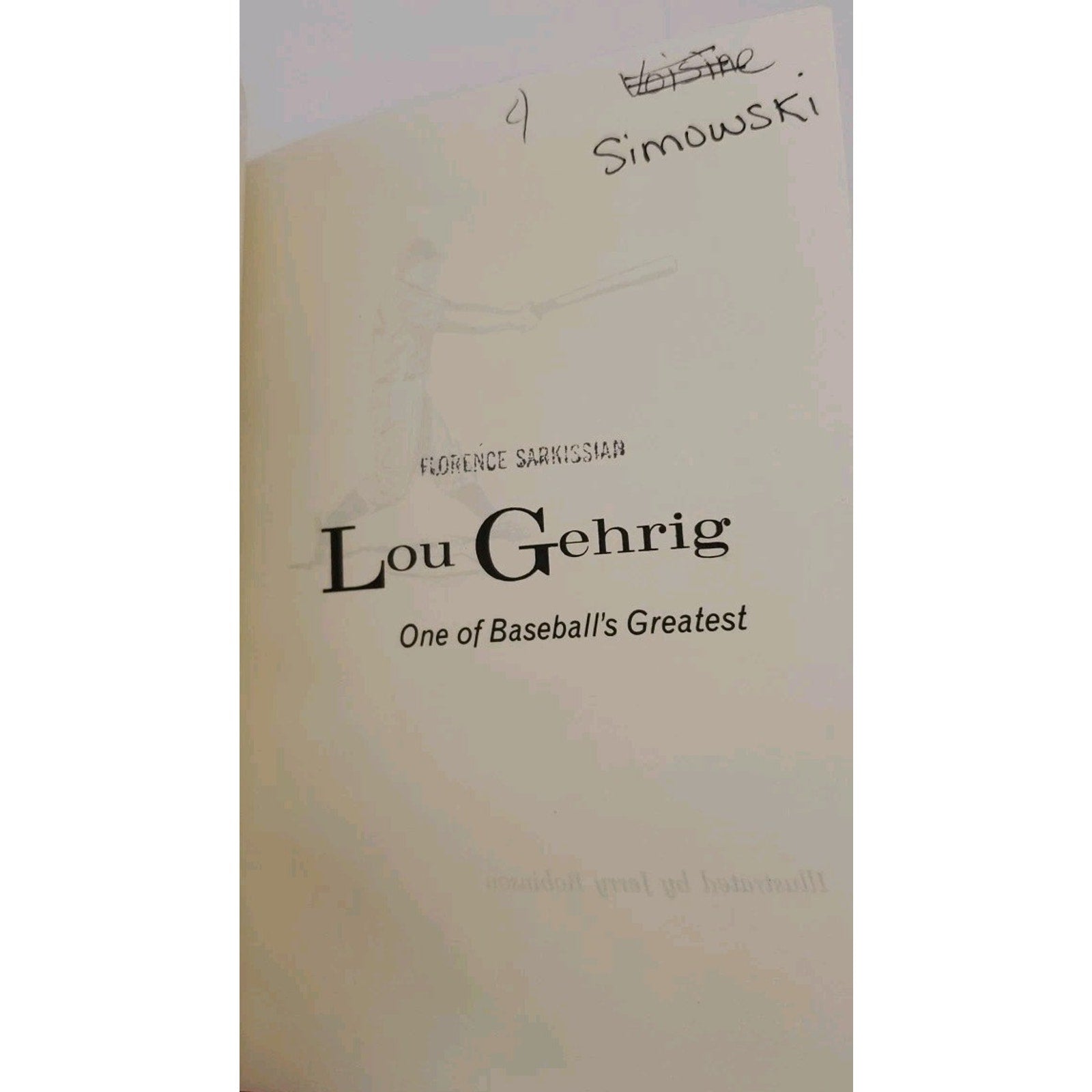 Lou Gehrig : One of Baseball's Greatest by Guernsey Van Riper Jr. (1986,Paperbac