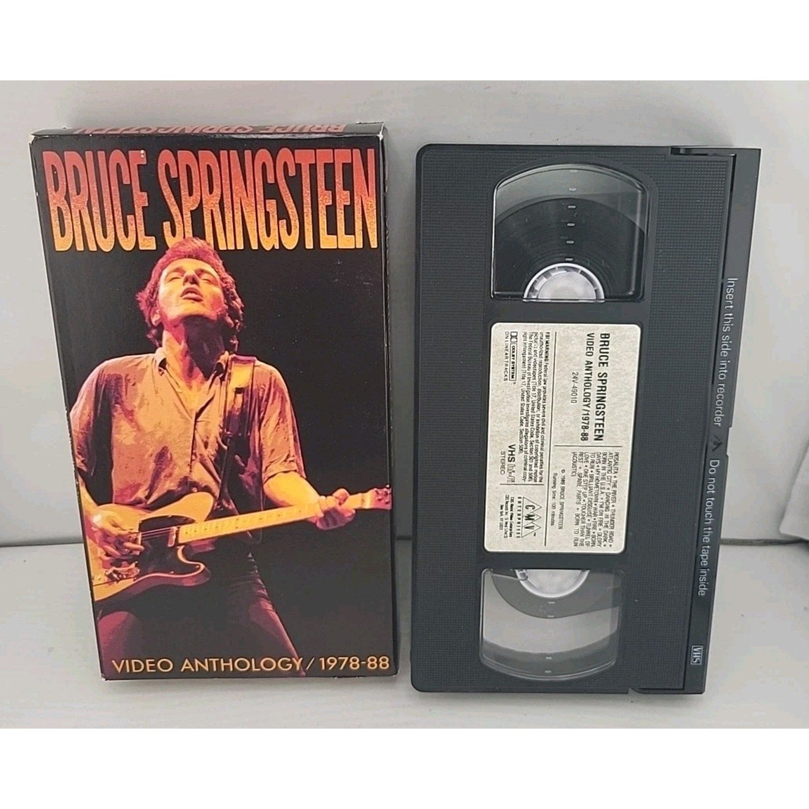 Bruce Springsteen - Video Anthology, 1978-1988 (VHS, 1989)