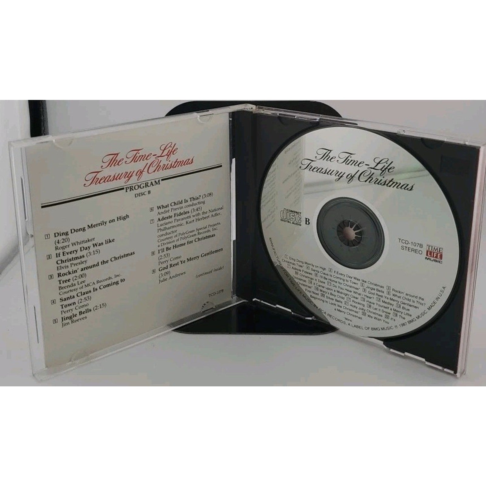 The Time-Life Treasury of Christmas by Various (CD, 2001) • Disc B ONLY