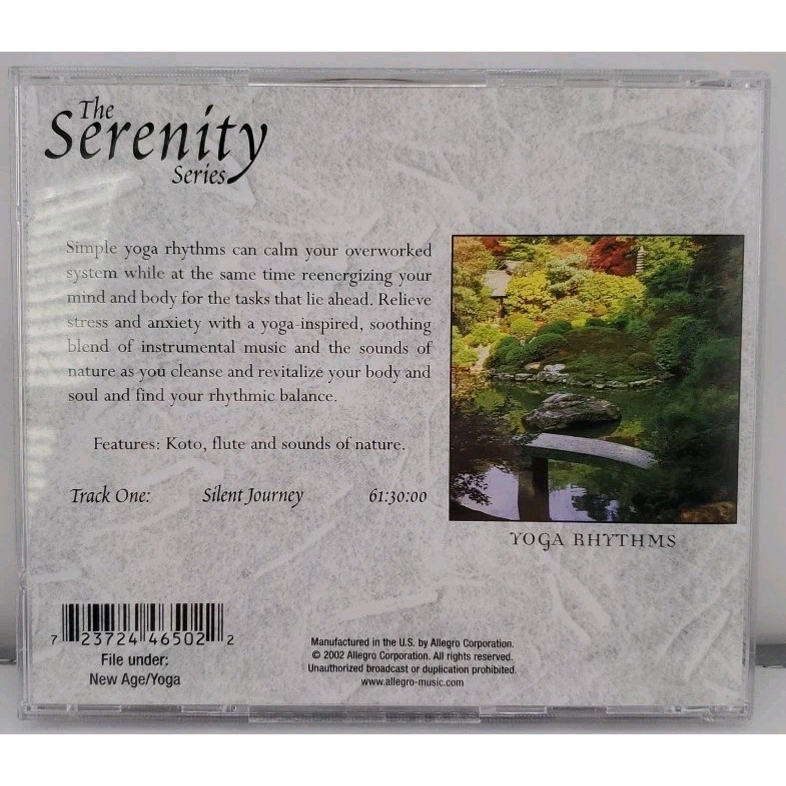 Serenity Series: Yoga Rhythms by Various Artists (CD, Feb-2003, Columbia)