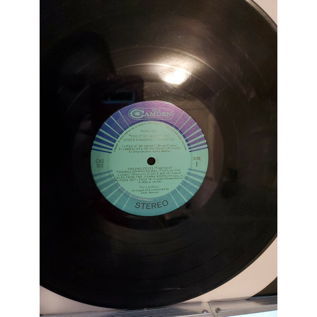 THE LAVALIERS "PEG O' MY HEART"+OTHER HARMONICA FAVORITES RCA CAMDEN 33LP 1964