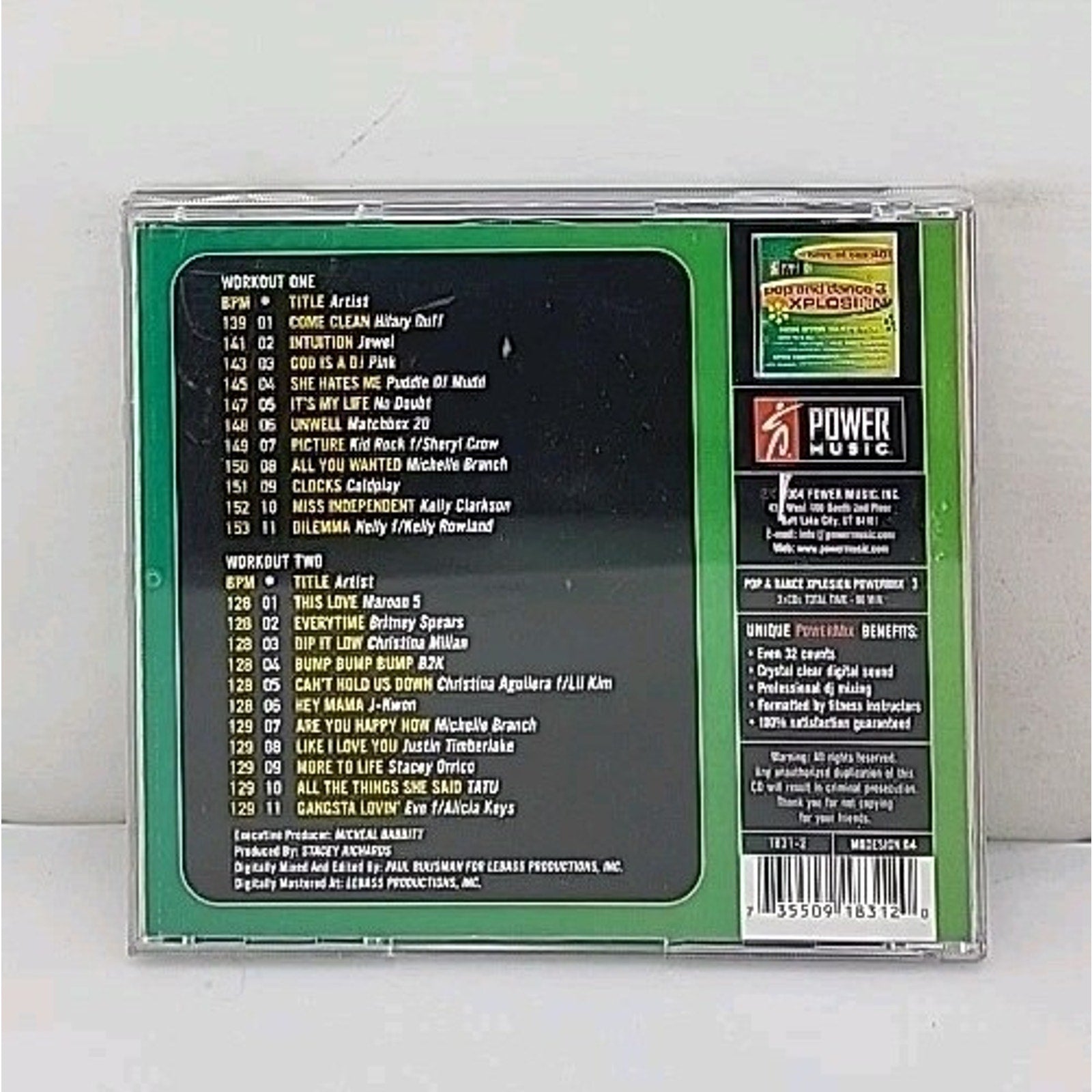 Pop And Dance 3 Xplosion Power Mix 2 CD Set