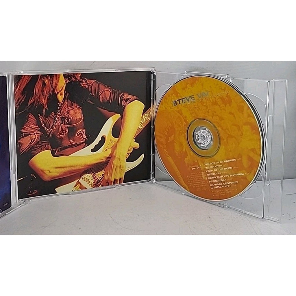 Alive in an Ultra World by Steve Vai (CD, Jun-2001, 2 Discs, Epic)