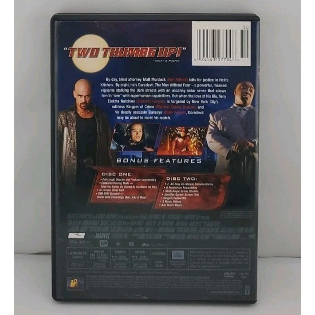 Daredevil (DVD, 2003, 2-Disc Set, Special Edition Full Screen Version)