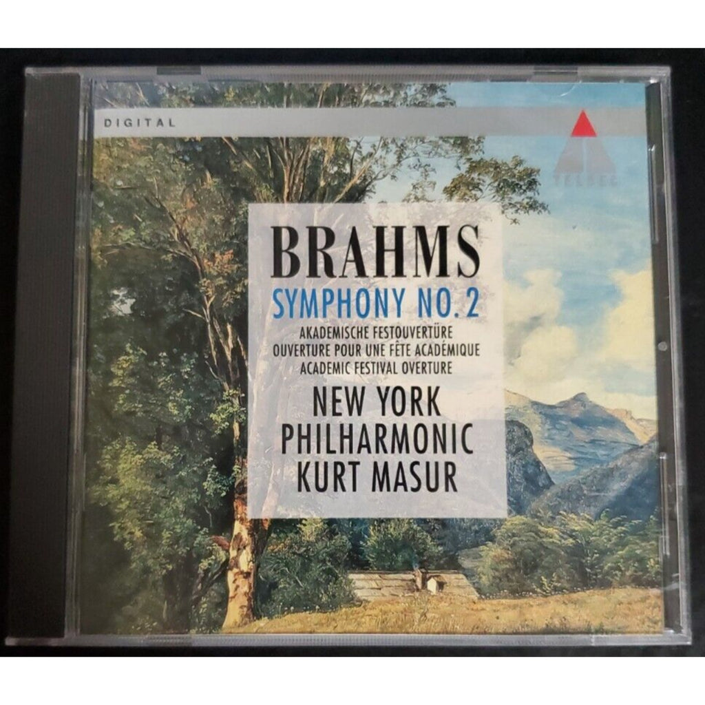 Brahms: Symphony No. 2 Academic Festival Overture New York Philharmonic;... [CD]