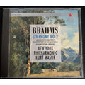Brahms: Symphony No. 2 Academic Festival Overture New York Philharmonic;... [CD]