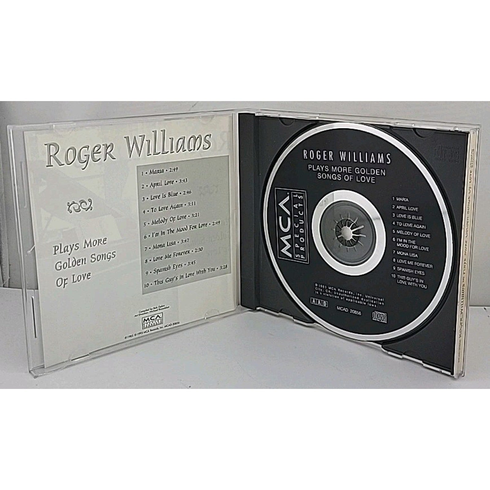 Plays more Golden Songs of Lov by Roger Williams (CD, 1995)