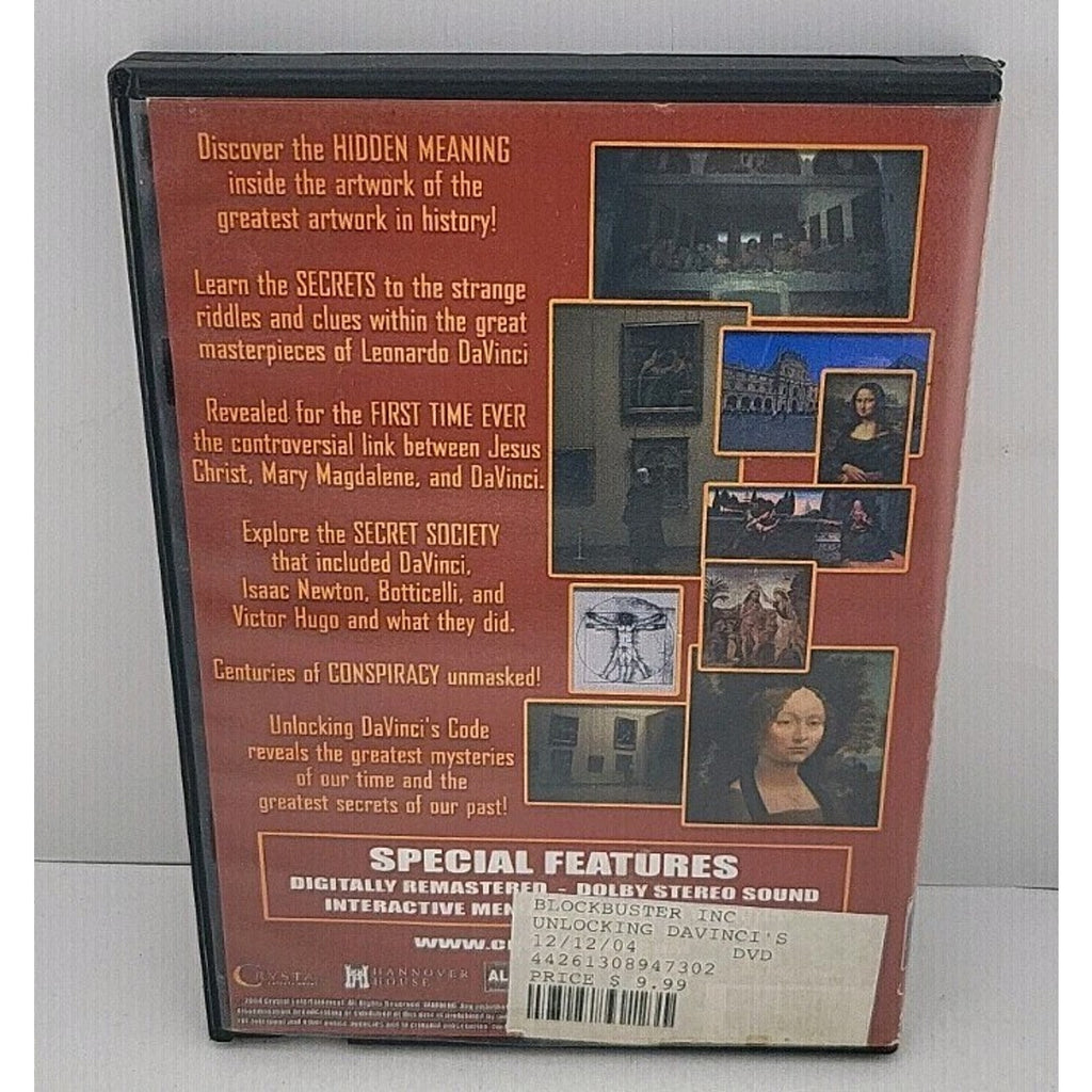 Unlocking Davincis Code: Mystery or Conspiracy (DVD, 2004)